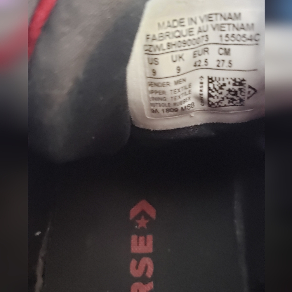 Converse Chuck Taylor high street, red brick/black, Men's Size 9 - Picture 4 of 11